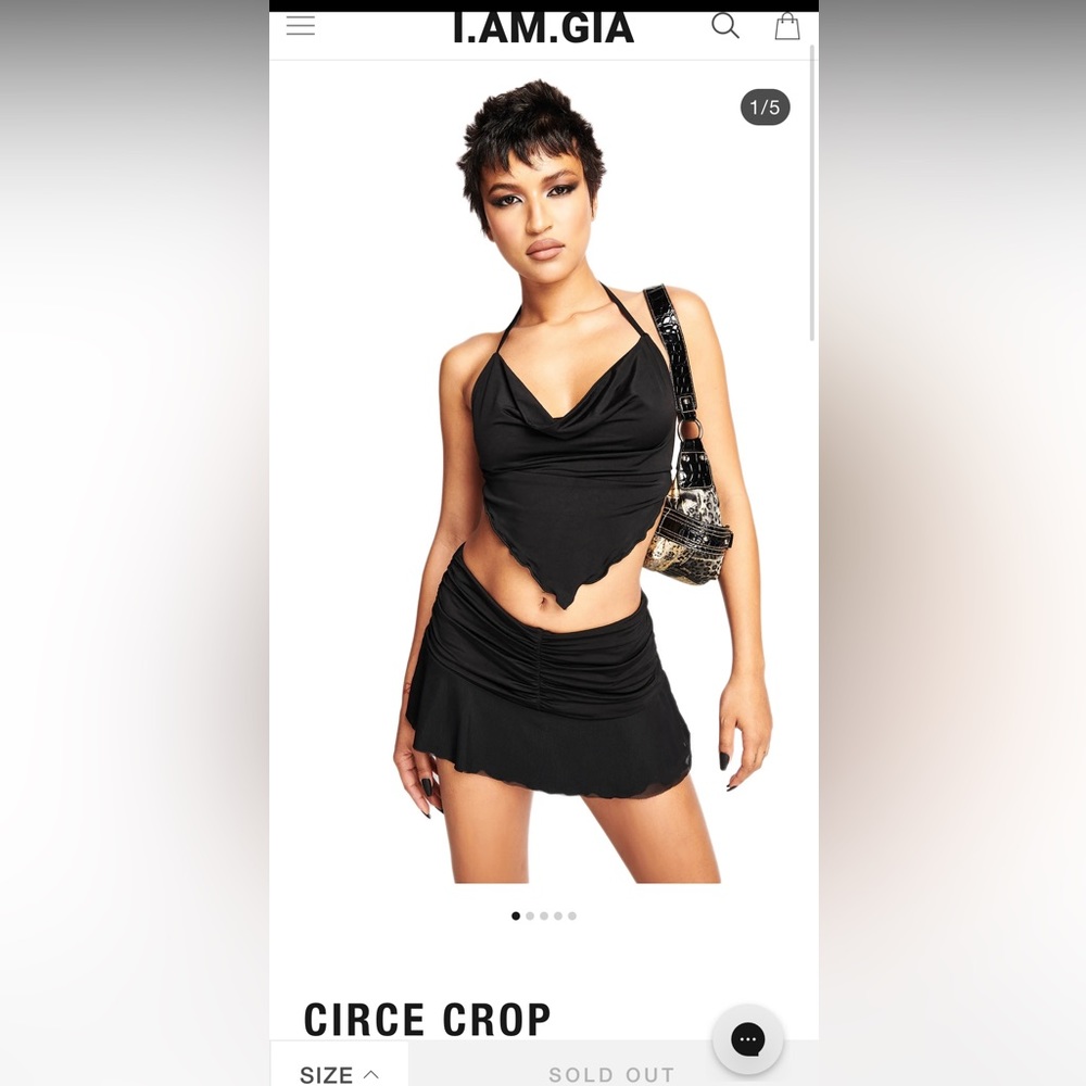 I.AM.GIA Circe crop top